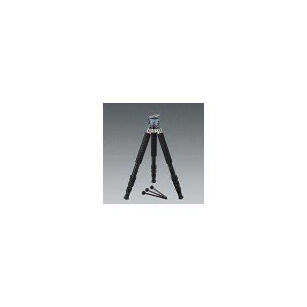 Novoflex TrioBalance Tripod Base with Spirit Level + 4-Section Compact Aluminum Legs + 3 Mini Interchangeable Legs + Bag