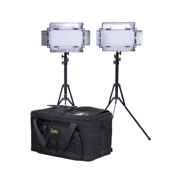 Ikan International IB508-V2-2PT-KIT Kit with 2 x IB508-v2 Bi-color LED Studio Light