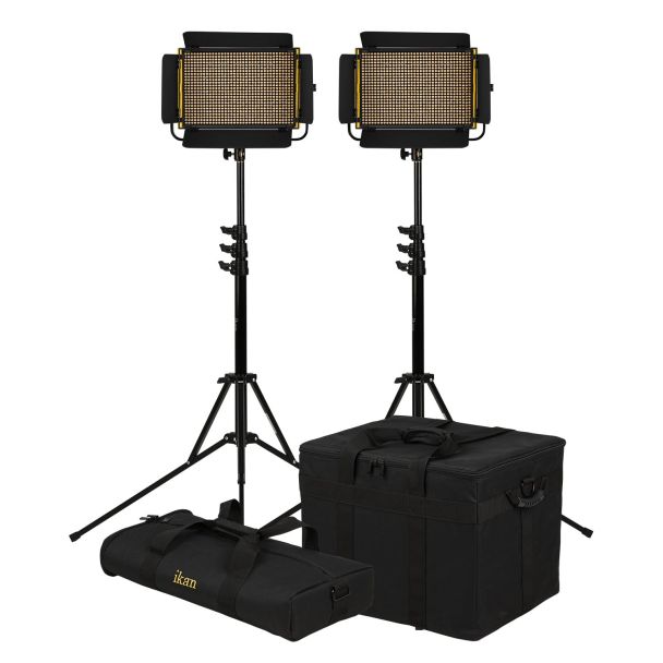 Ikan International OYB5-2PT-KIT Onyx Half x 1 Bi-Color 2-Point LED Light Kit
