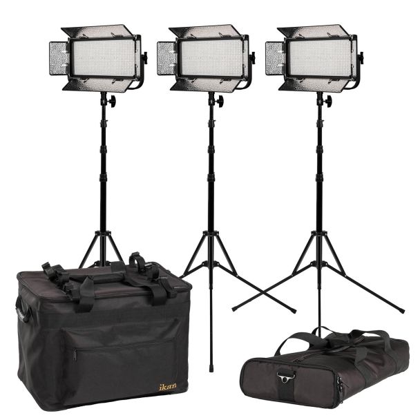 Ikan International MSB8-3PT-KIT Mylo Soft Bi-Color 3-Point LED Light Kit