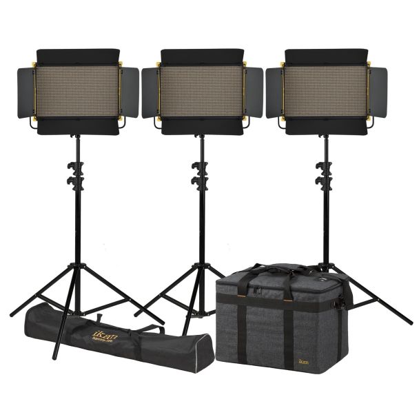 Ikan International OYB15-3PT-KIT Onyx 1 x 2 Bi-Color 3-Point LED Light Kit