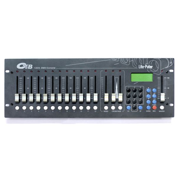 Ikan International CX-3B Lite-Puter 12-Channel DMX Lighting Console