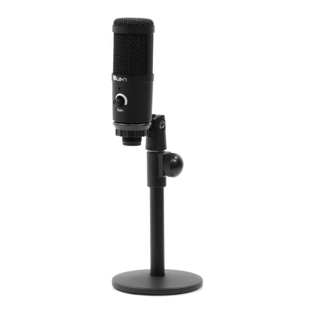 Ikan International HS-USB-MIC HomeStream USB Condenser Cardioid Microphone w/ Gain Control