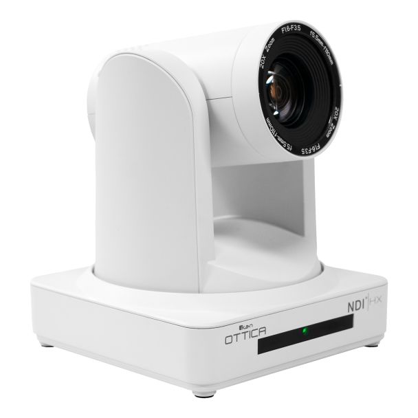 Ikan International OTTICA-WH NDI HX PTZ Video Camera 20x Optical Zoom POE 1080/60p White