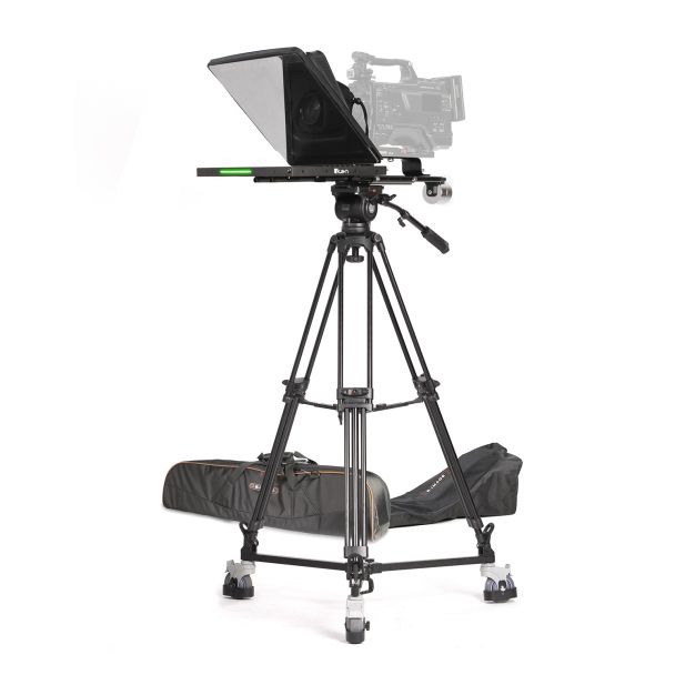 Ikan International PT4500-TRIPOD-V2 15" Teleprompter w/ Tally, Tripod & Dolly Turnkey