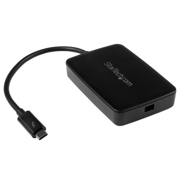 StarTech.com Thunderbolt 3 to Thunderbolt 2 Adapter - TB3 Laptop to TB2 Displays & Devices - Thunderbolt 2 20Gbps or Thunderbolt 1 10Gbps Converter - Thunderbolt 3 Certified- Windows/Mac