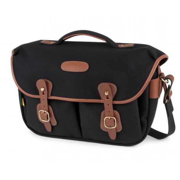 Billingham Hadley Pro Bag 2020 Black Canvas/Light Brown Leather Trim