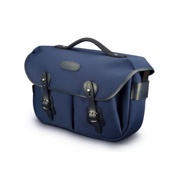 Billingham Hadley Pro Bag Navy Canvas/Navy Leather Edges and Chocolate Interior Limited Edition