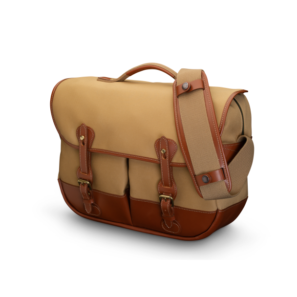Billingham Eventer MKII Canvas Khaki/Brown Leather Trim Bag