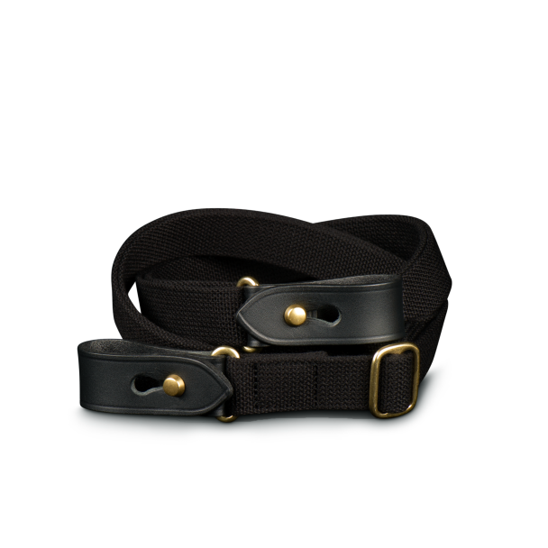 Billingham Stowaway Shoulder Bag Black/Black Brass Finish
