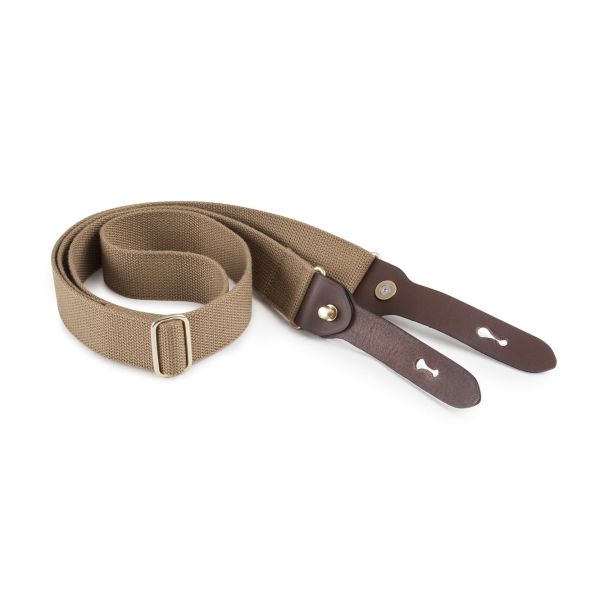 Billingham WOT Shoulder Strap 38mm Length - Khaki/Chocolate