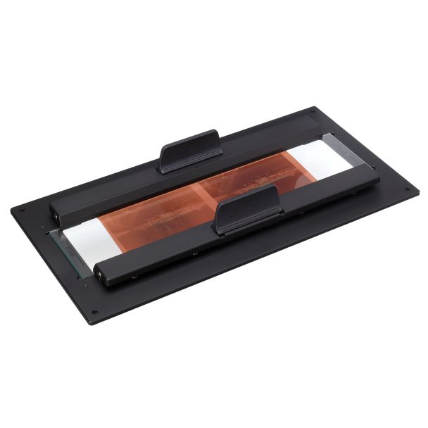 Cambo Portapellicola.120 rotoli di pellicola. Accetta strisce fino a 246 mm. Viene fornito con piastra di blocco pellicola