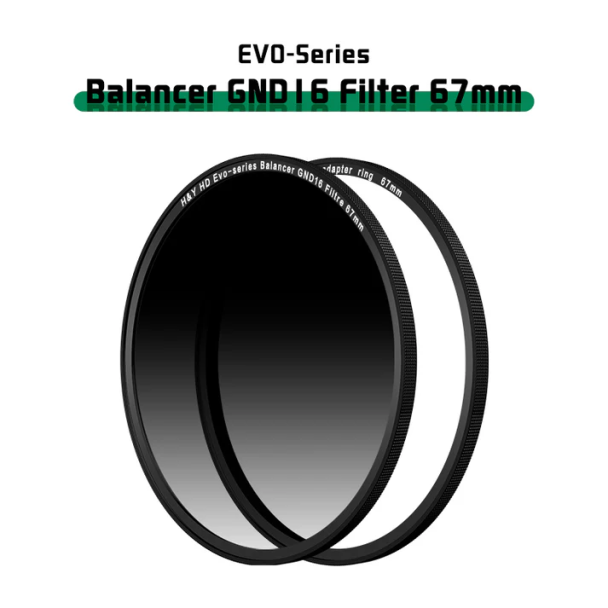 H&Y filtro EVO HD Balancer GND 16 alluminio anodizzato 67mm e adattatore magnetico