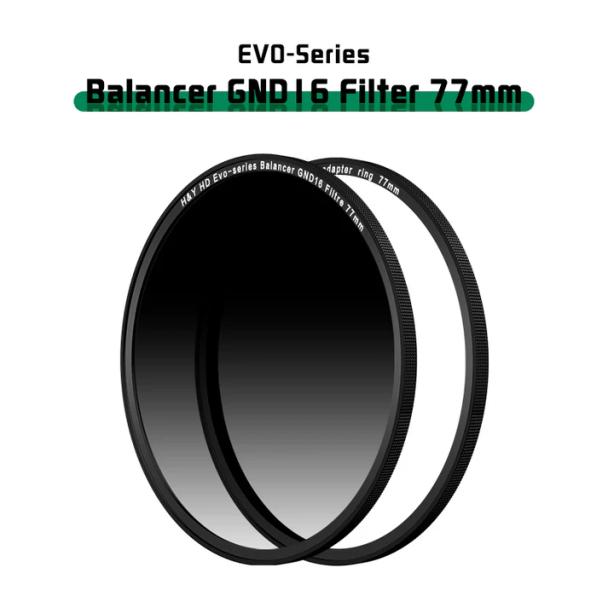 H&Y filtro EVO HD Balancer GND 16 alluminio anodizzato 77mm e adattatore magnetico