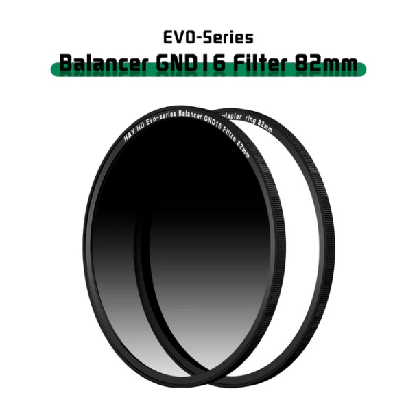 H&Y filtro EVO HD Balancer GND 16 alluminio anodizzato 82mm e adattatore magnetico