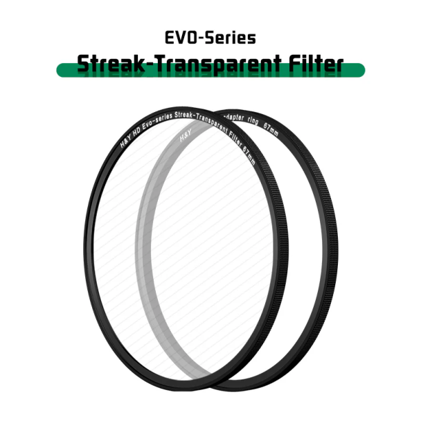 H&Y filtro EVO striscia-Transparent HD alluminio anodizzato 49mm e adattatore magnetico