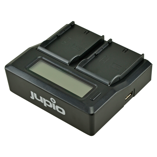 Jupio Caricatore Doppio dedicato per batterie fotocamere JVC SSL-JVC50/SSL-JVC75