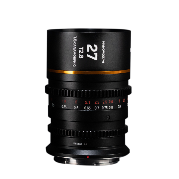 Laowa Venus Optics obiettivo 27 t/2.8 NanoMorph Ambra NEX Cine