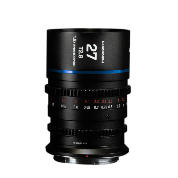 Laowa Venus Optics 27mm T2.8 NanoMorph Anamorphic Lens (Blue) for DJI DL
