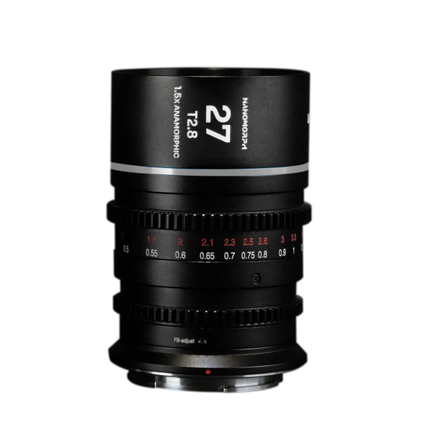 Laowa Venus Optics obiettivo 27 t/2.8 NanoMorph Silver MFT Cine