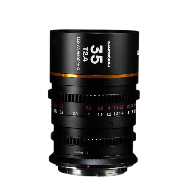 Laowa Venus Optics 35mm T2.4 NanoMorph Anamorphic Lens (Amber) for DJI DL