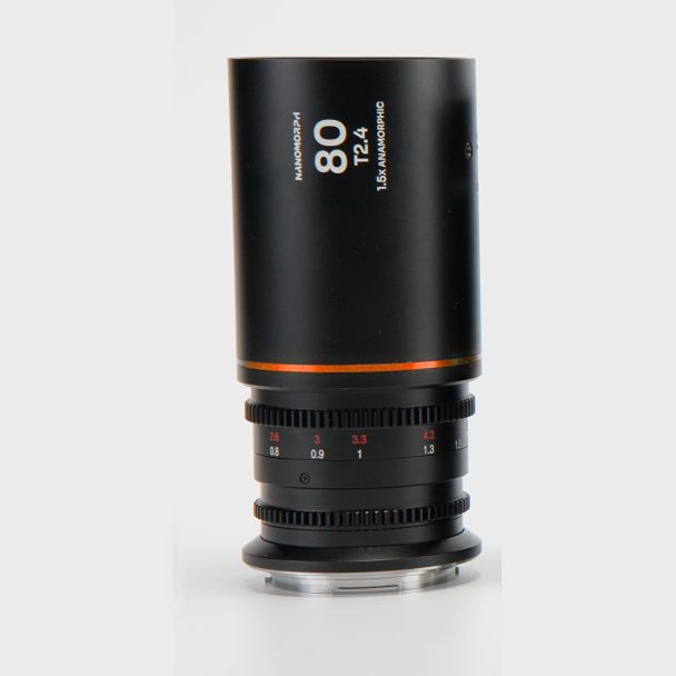 Laowa Venus Optics 80mm T2.4 1.5X S35 NanoMorph Anamorphic Cine Lens (Amber) for Sony E