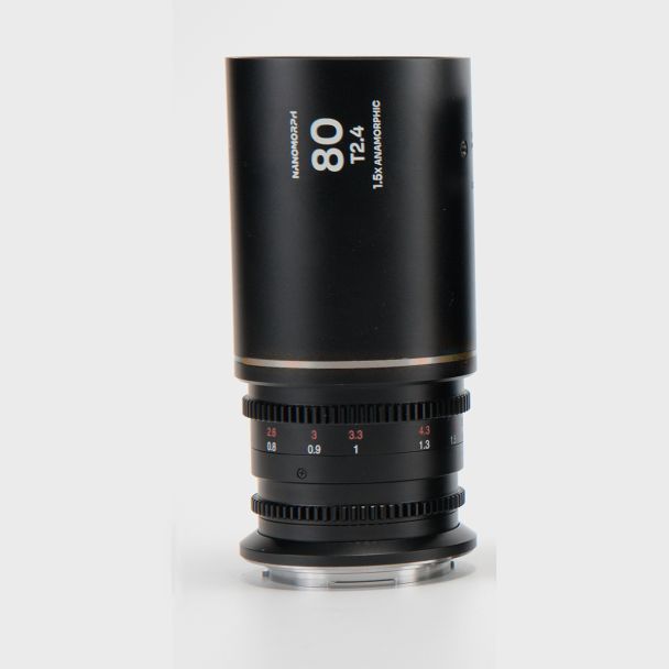 Laowa Venus Optics 80mm T2.4 1.5X S35 NanoMorph Anamorphic Cine Lens (Silver) for DJI DL