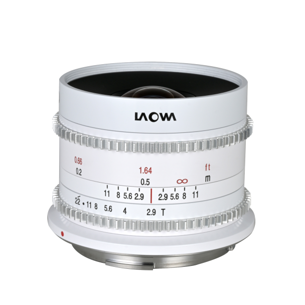 Laowa Venus Optics 9mm T2.9 Zero-D Cine Lens for Canon RF (White, Meters/Feet Scale)
