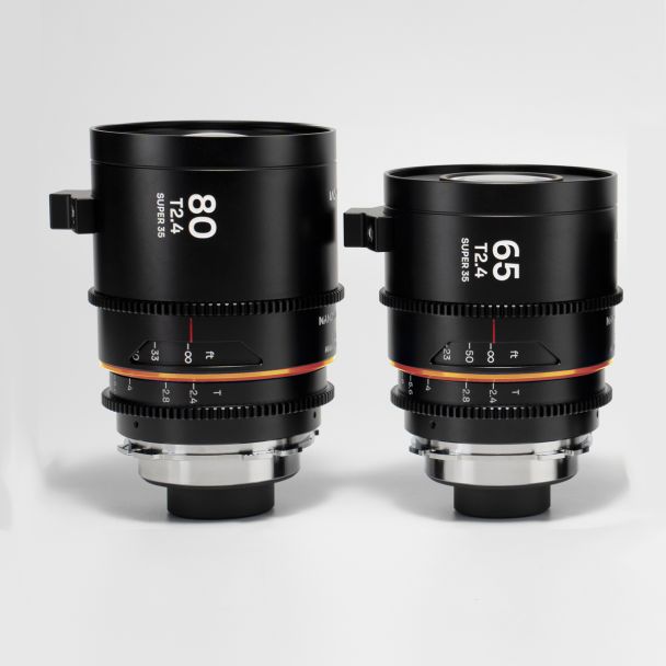 Laowa Venus Optics S35 NanoMorph 2-Lens Prime Kit (65mm, 80mm) (Amber) for Arri PL & EF Mounts