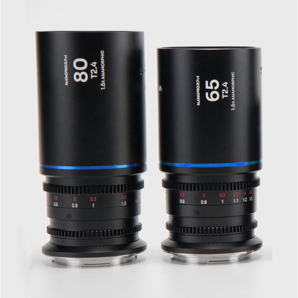Laowa Venus Optics S35 NanoMorph 2-Lens Prime Kit (65mm, 80mm) (Blue) for Canon RF