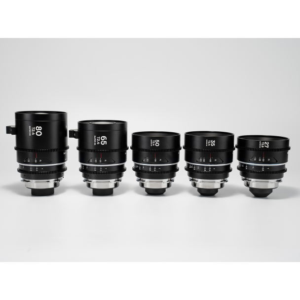 Laowa Venus Optics S35 Prime Kit NanoMorph (27mm-35mm-50mm-65mm-80mm) Silver Arri PL (Default) + EF Cine