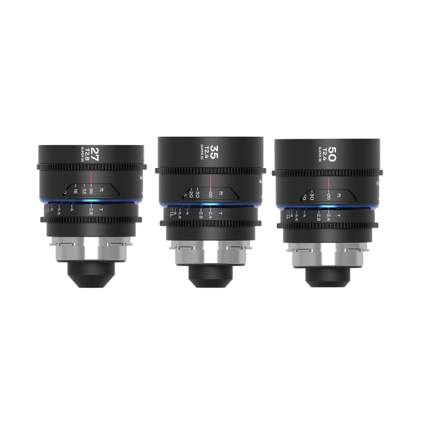 Laowa Venus Optics S35 NanoMorph 3-Lens Prime Kit (27mm, 35mm, 50mm) (Blue) for PL & EF Mounts