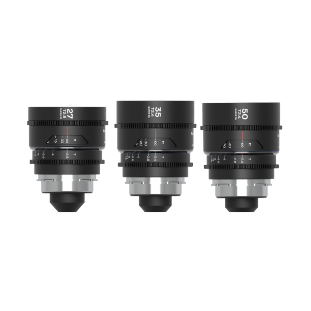 Laowa Venus Optics S35 NanoMorph 3-Lens Prime Kit (27mm, 35mm, 50mm) (Silver) for PL & EF Mounts