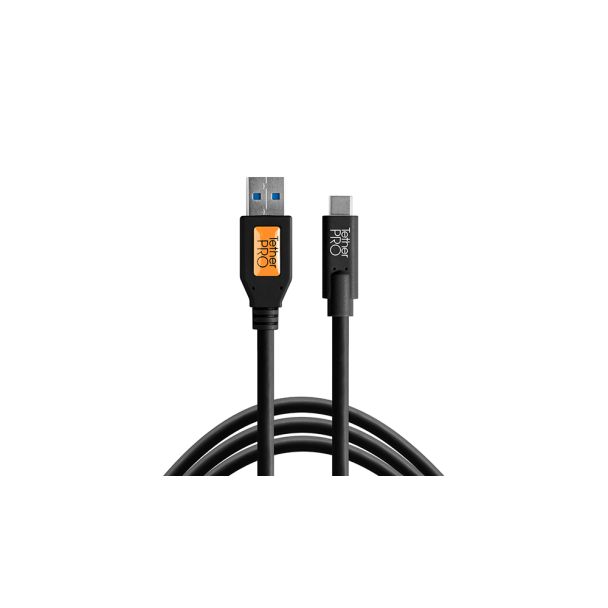 Tether Tools TetherPro USB 3.0 to USB-C cable 4.6m black