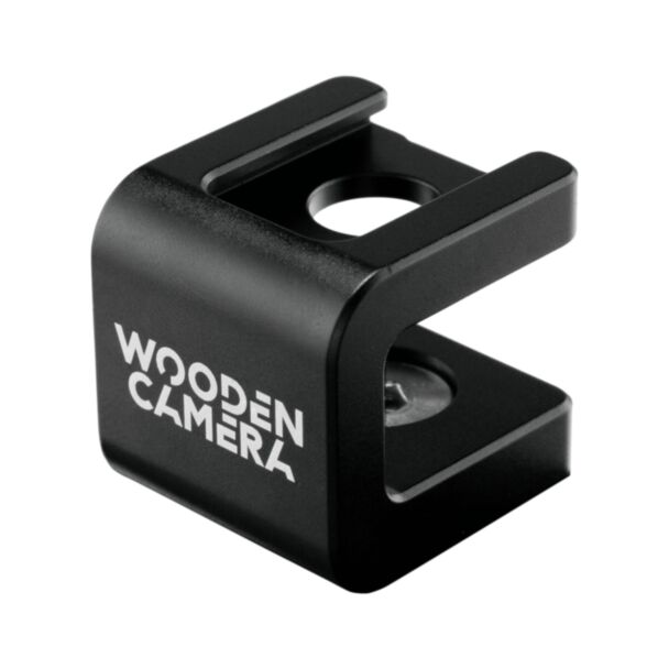 Wooden Camera A10027 – cold shoe riser bracket, ⅜"-16 mount