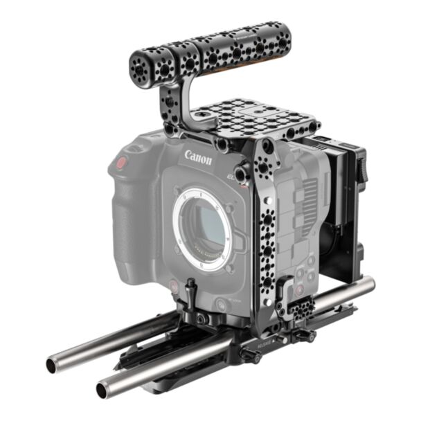 Wooden Camera K10036 – Elite Accessory System Gold Mount per Canon EOS C80