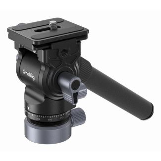 SmallRig 4170B testa per treppiede Alluminio, Nero Alluminio, Plastica, Poliossimetilene (POM), Silicone, Acciaio inox 1/4" Panoramica