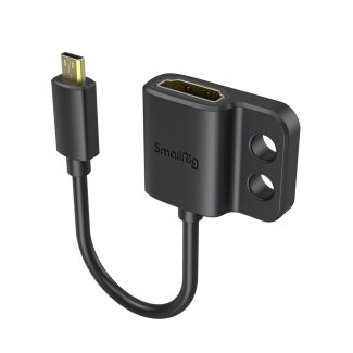 SmallRig 3021 cavo HDMI 0,14 m HDMI tipo D (Micro) HDMI tipo A (Standard) Nero