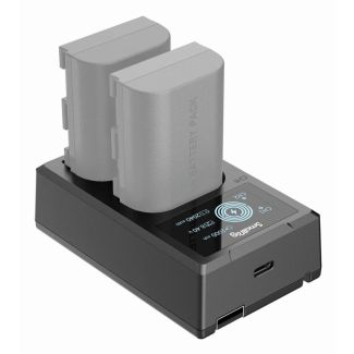 SmallRig 4084 Caricabatterie per dispositivi mobili Videocamera, Fotocamera Nero Interno
