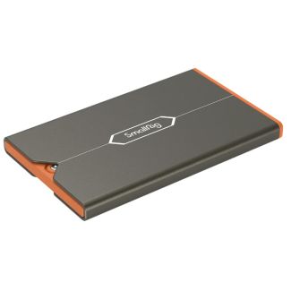 SmallRig 4107 custodia per scheda di memoria 8 schede Acrilonitrile butadiene stirene (ABS), Alluminio, Policarbonato (PC) Grigio, Arancione