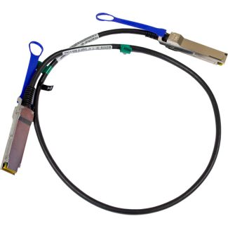 Atto CBL-0130-001 InfiniBand/fibre optic cable 1 m QSFP Black