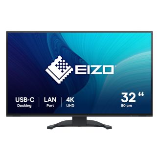 EIZO FlexScan EV3240X-BK LED display 80 cm (31.5") 3840 x 2160 pixels 4K Ultra HD Black