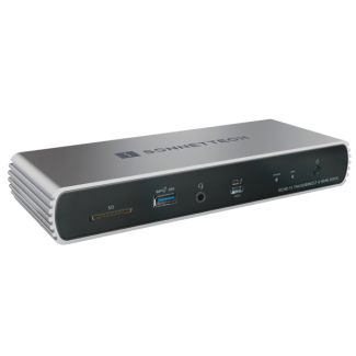 Sonnet Echo 11 Thunderbolt 4 HDMI Dock Docking Black, Silver