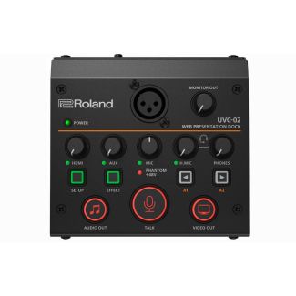 Roland UVC-02 audio conferencing bridge Black
