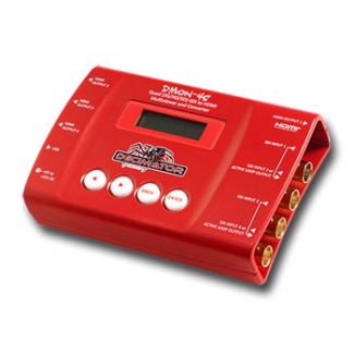 Decimator Design DMON-4S Rosso 1920 x 1080 Pixel NTSC, PAL Display incorporato LCD