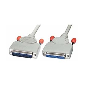 Lindy RS-232 Serial, PC - Fax/Modem Cable cavo di segnale 0,5 m Grigio