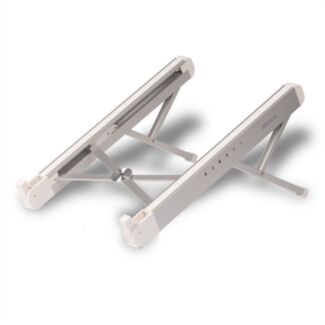 Lindy 20916 supporto per laptop Supporto per computer portatile Argento, Bianco 39,6 cm (15.6")