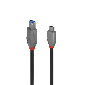 Lindy 36667 cavo USB USB 3.2 Gen 1 (3.1 Gen 1) 2 m USB C USB B Nero