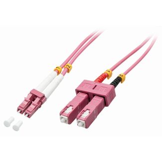 Lindy 46362 InfiniBand/fibre optic cable 3 m LC SC Pink