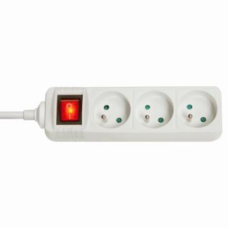 Lindy 73124 power extension 3 AC outlet(s) Indoor White